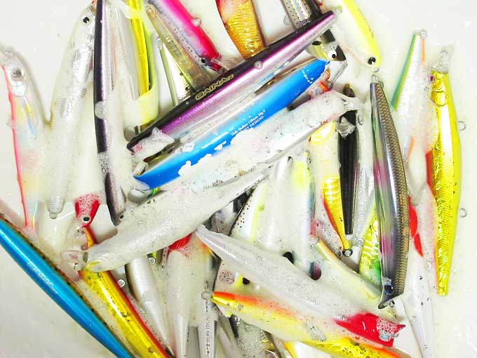 バスマジックリンを吹き付け