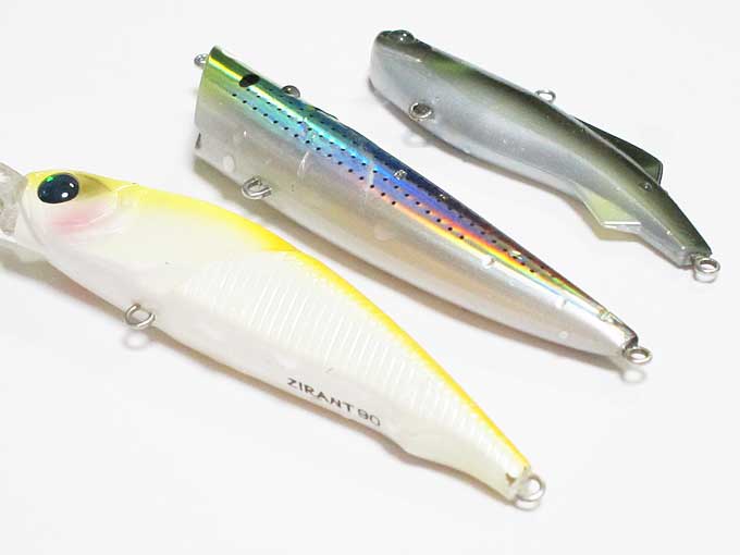 ルアーの錆びが落ちています!