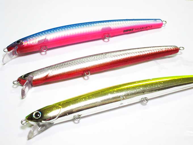 ルアーの錆びが落ちています!