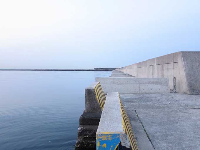 西宮ケーソン入り口から第一コーナー