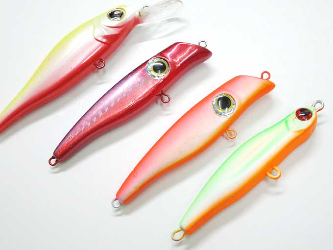 ルアーの修理の仕上げ