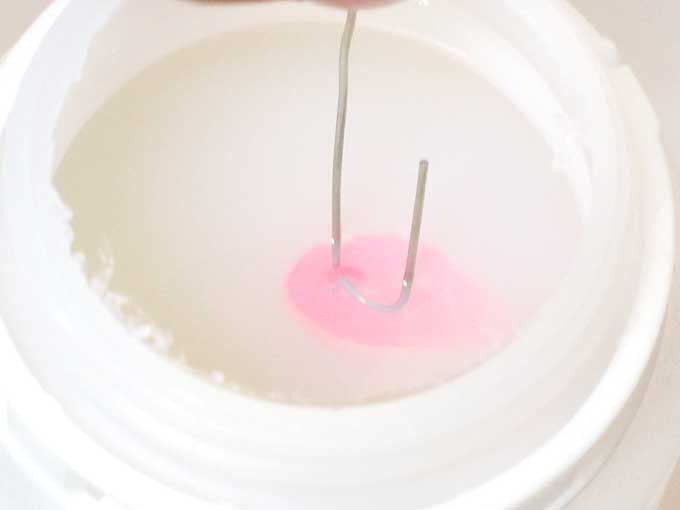 ルアーの修理の仕上げ