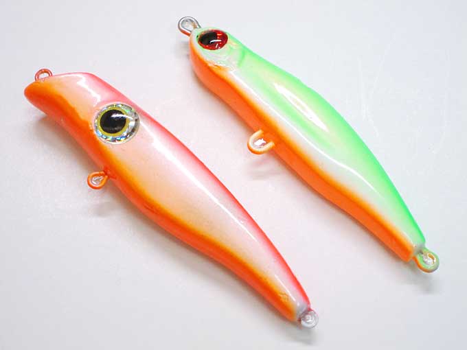 ルアーの修理の仕上げ