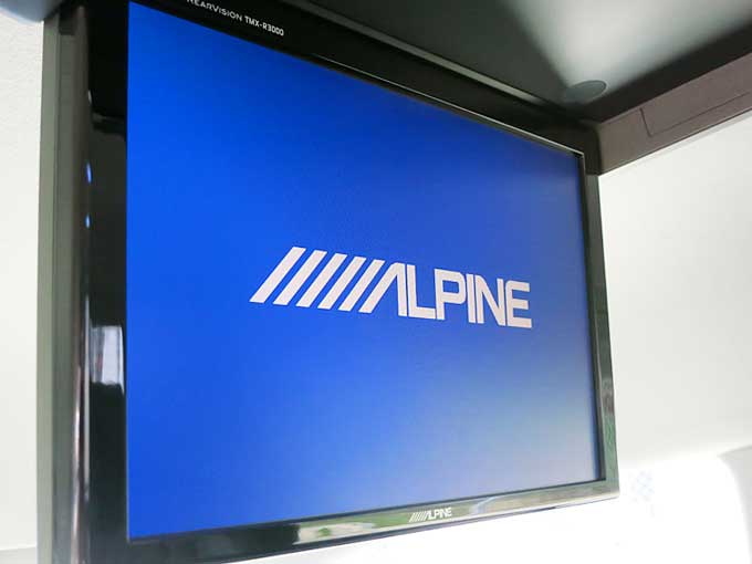 アルパイン 10.2型LED リアビジョン TMX-R3000B