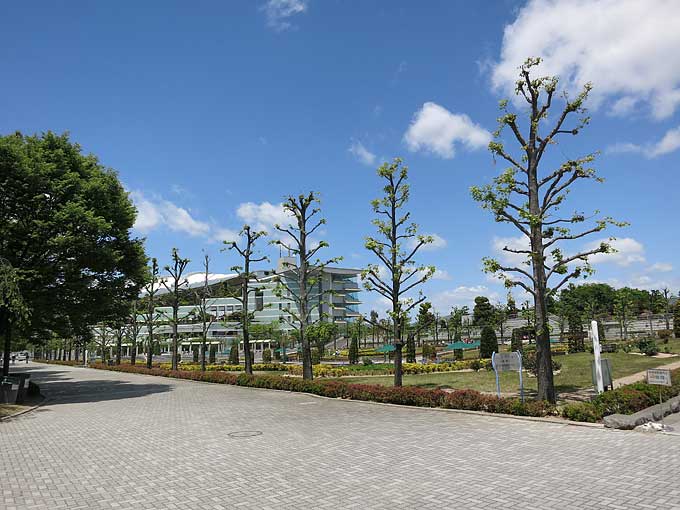 阪神競馬場・公園入り口