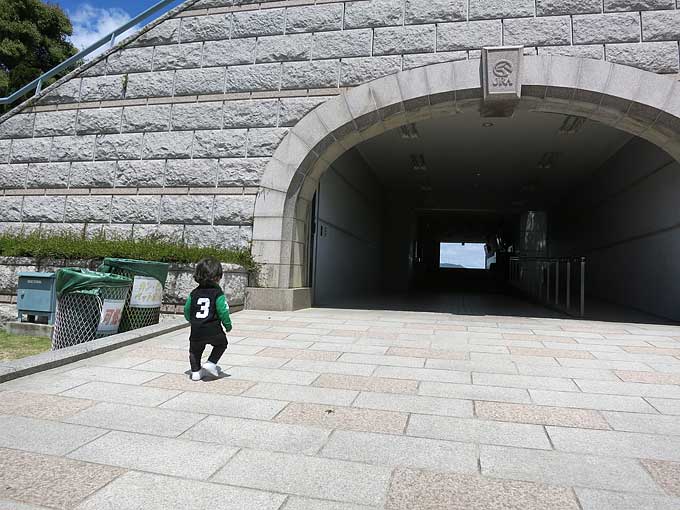 阪神競馬場・セントウルガーデンから馬場へ