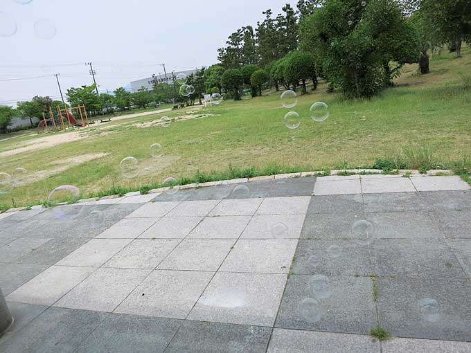 綺麗なしゃぼん玉