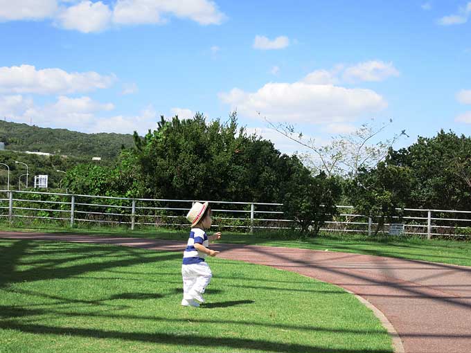 楽しそうに走る