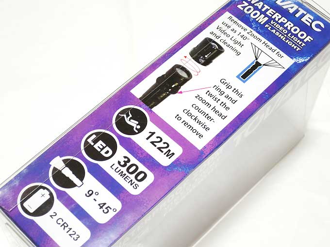 INTOVA 防水LEDズームライト WAZOOM