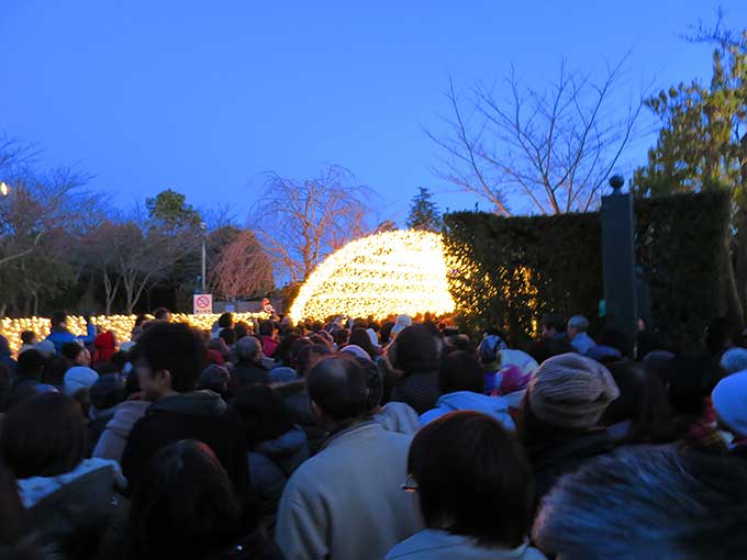 いざ光のトンネルへ!