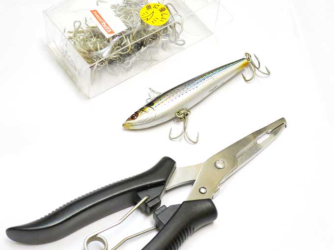 ルアーフックの交換方法・錆びたり曲がったりした場合・図解版！！