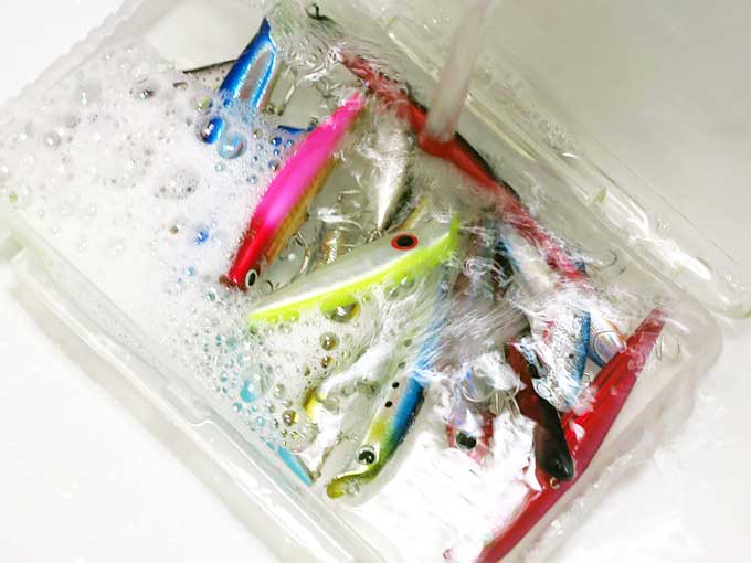 シーバス・使用後のルアー＆リール洗い方・メンテナンス