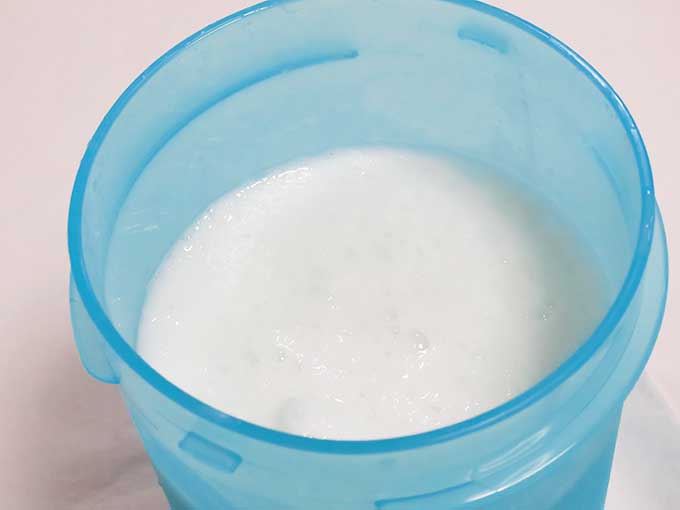 ガリガリ君のスムージーの完成