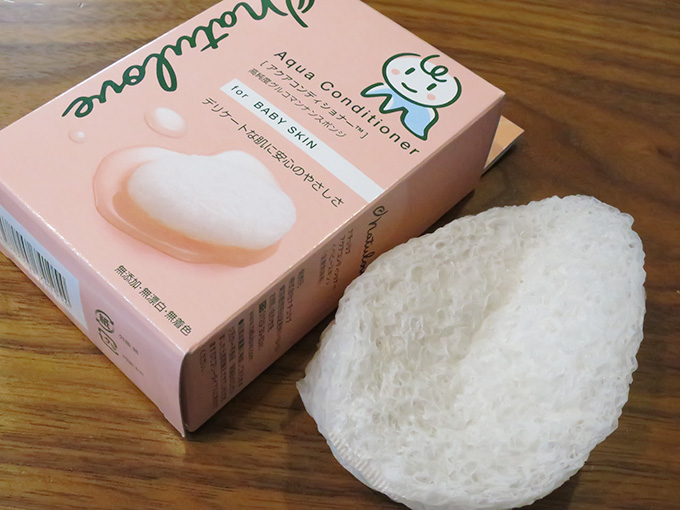 ナチュラブのアクアコンディショナー(こんにゃくスポンジ)