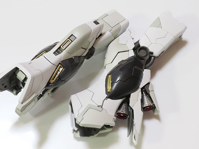 MG ニューガンダム Ver.ka 脚部完成・前