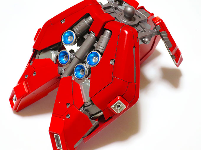 MG サザビー Ver.ka 腰パーツ 完成 開放状態