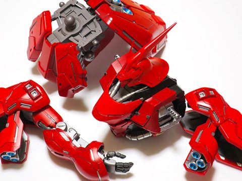 MG サザビー Ver.ka上半身組み立て完了