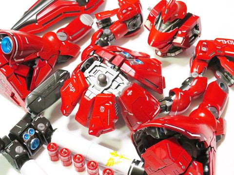 MG サザビー Ver.ka デカール貼り完了