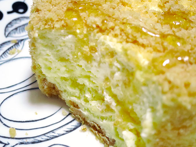 2層のチーズケーキ!