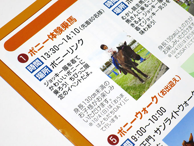 ポニーに乗れる