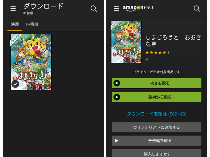 レジューム再生もできます