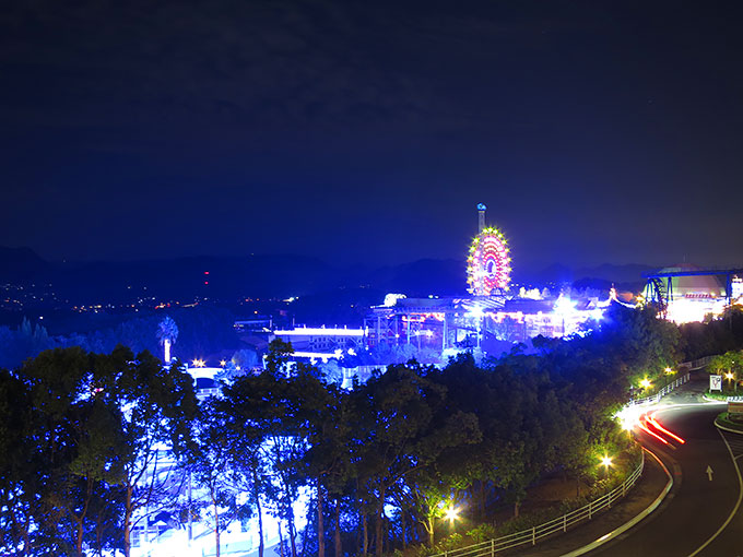 レオマの森・部屋からの夜景