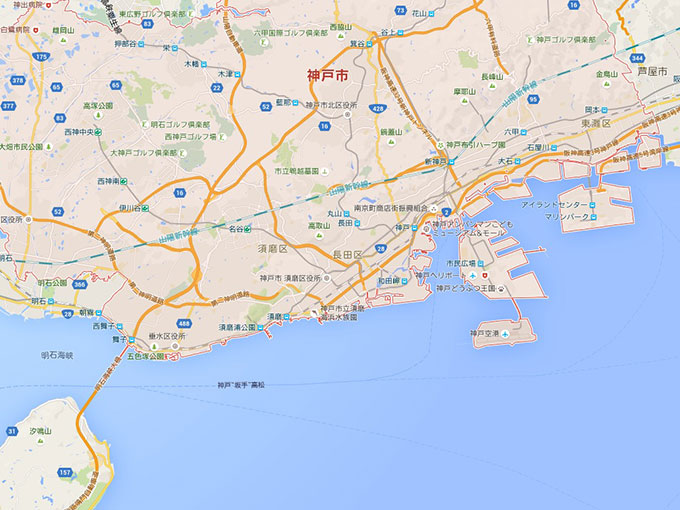 神戸の釣り場イメージ