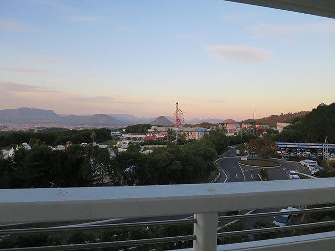 レオマの森・部屋からの夕焼け