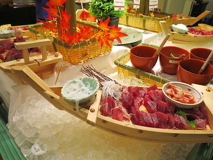 レオマの森・夕食のお刺身