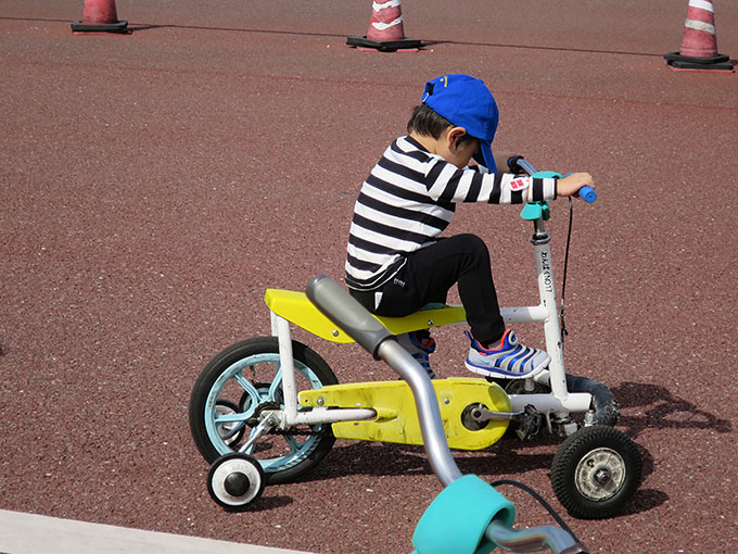 自転車に初挑戦
