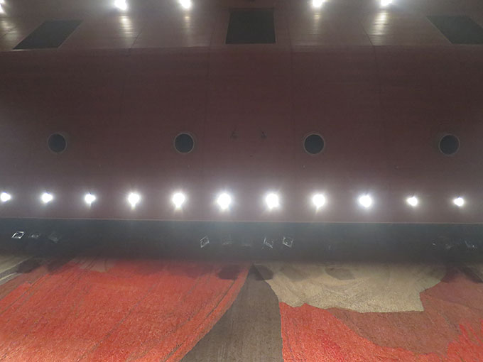 座席はド真ん中!