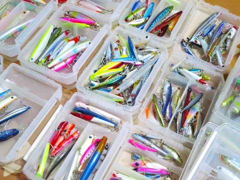 大掃除の成果と手持ちルアーの片付け