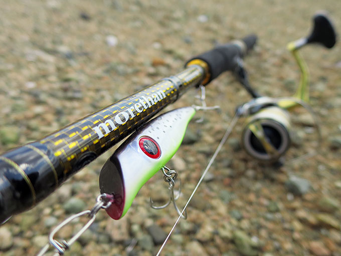 軽いルアーも飛ぶ