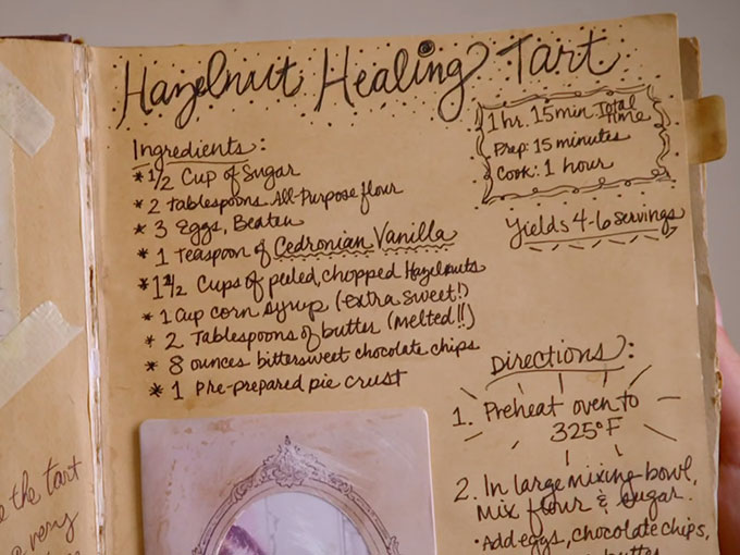 魔法のレシピ・癒やしのヘーゼルナッツ・タルト