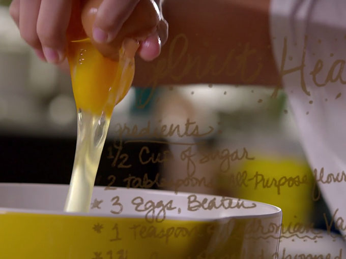 癒やしのヘーゼルナッツ・タルト製作中