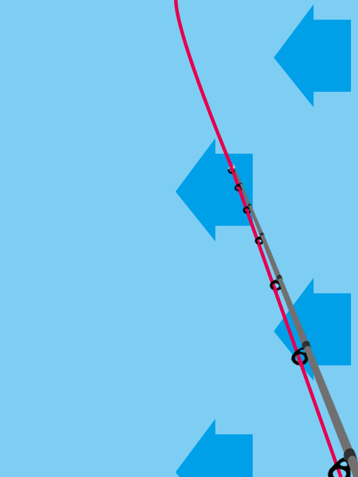 シーバス釣りの流れ