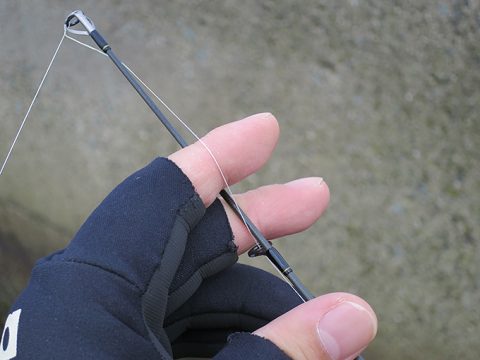 竿先に絡まったPEラインを簡単に解く方法!!