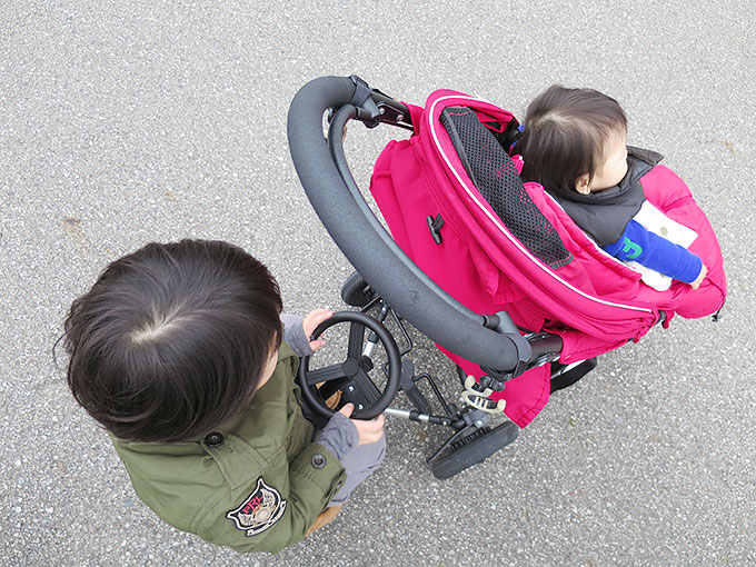 エアバギーツーウェイボードを使用!