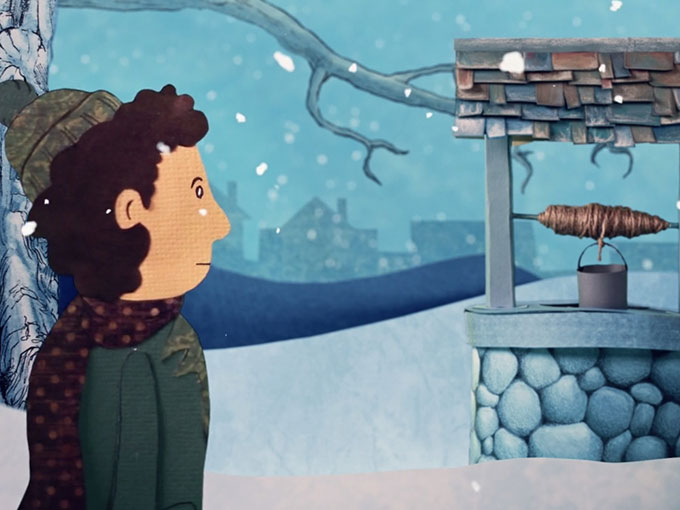 町の伝説や言伝えのシーン