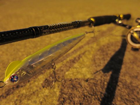 新しく買ったルアーを投げてきました!!