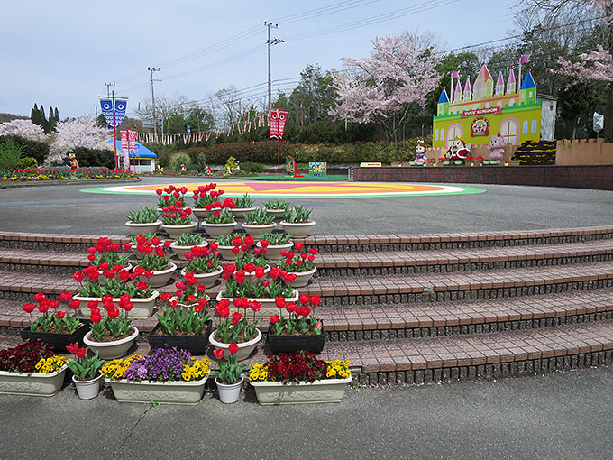 入場ゲート内側