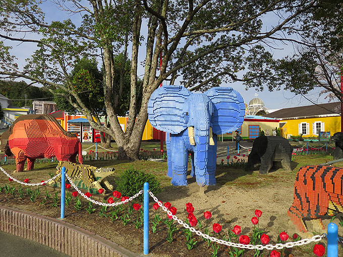 ブロックの動物