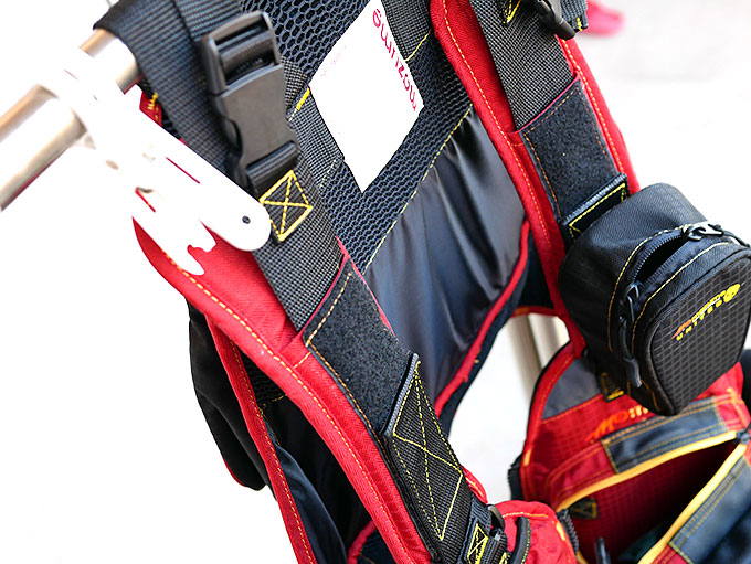 フローティングベストを干す