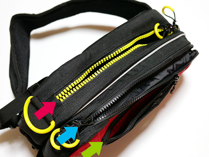 収納スペースは三ヶ所