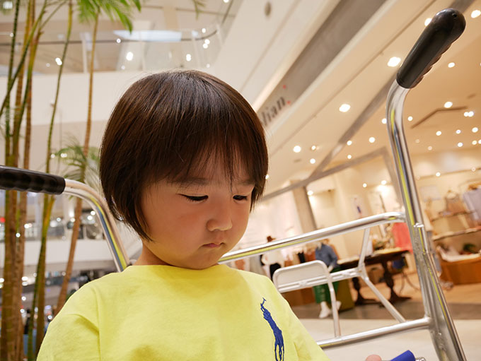 屋内にて顔検出撮影