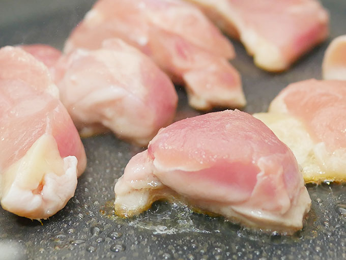 脂を出すように焼く