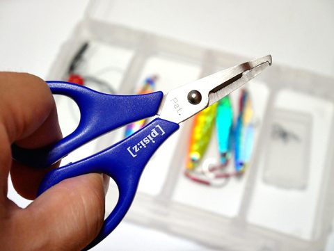 ルアー釣りに便利な釣り具!スプリットリングPEシザーズ!!