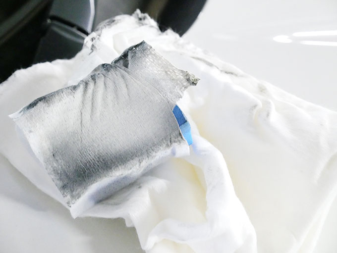 使用後のペーパー