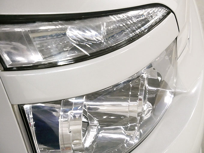 ヘッドライトの透明度が復活