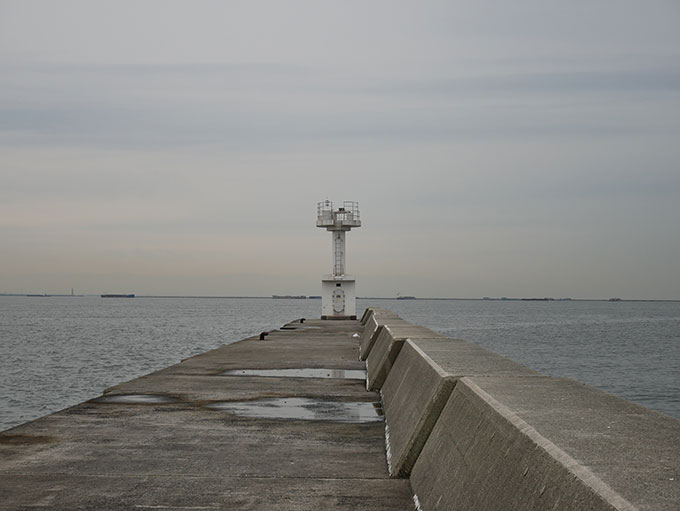 西宮ケーソンの先端